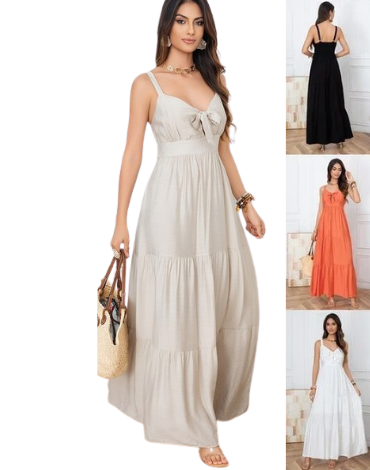 Vestido de Mujer Colores Surtidos x 12 Unds.Talla: S - M - L