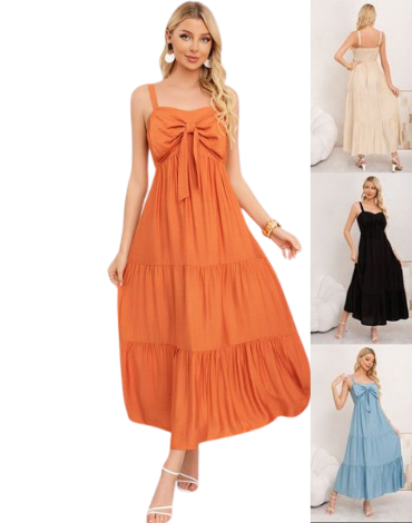 Vestido de Mujer Colores Surtidos x 12 Unds.Talla: S - M - L