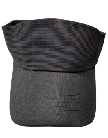 Visera Negro Poliéster Color Único x 12   Unds.