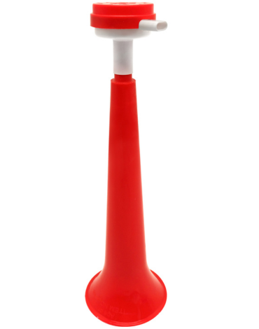 Vuvuzela Tricolor Doble Fiestas Patrias x 12 Unds.Medida: 35 cm aprox