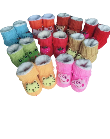 Zapatos para Bebe de Lana x 1 Docena.