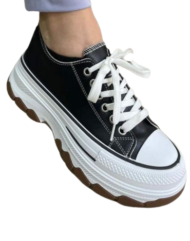 Zapatilla de Mujer Eco Cuero x 8 Pares :Talla: 36 al 40