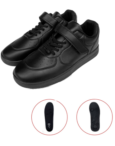 Zapatilla Escolar Color Negro x 24 Pares. Talla: 36 al 41