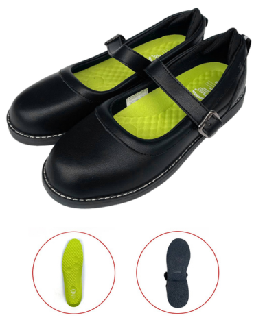 Zapato Escolar Color Negro x 24 Pares. Talla: 36 al 41