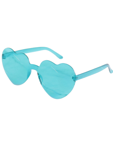 Lentes Corazón de Niñas Color Único x 12 Unds.