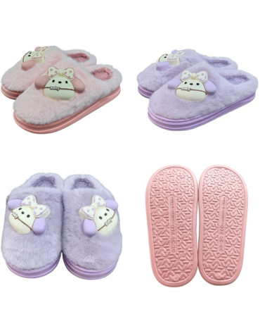 Pantufla de Mujer Colores Surtidos x 24 Pares. Tallas: 36 - 41