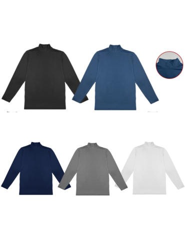 Camiseta Cuello Beatle Fibra de Bambú x 12 Unds. Talla: M/L - L/XL - XL/XXL