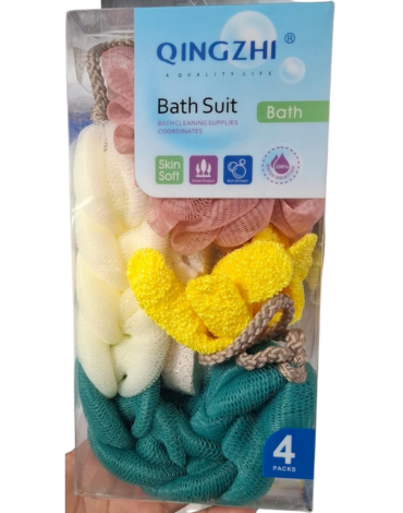 6 Set de Esponja de Baño.(1 Set Trae :4 PCS)