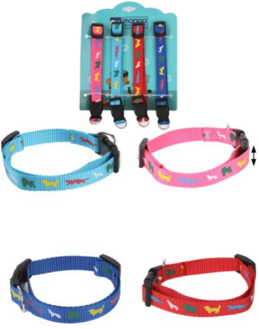 5 Set Collar para Mascota Colores Surtidos (1 Set Trae 4 PCS) Talla: M (2.5 cm aprox)