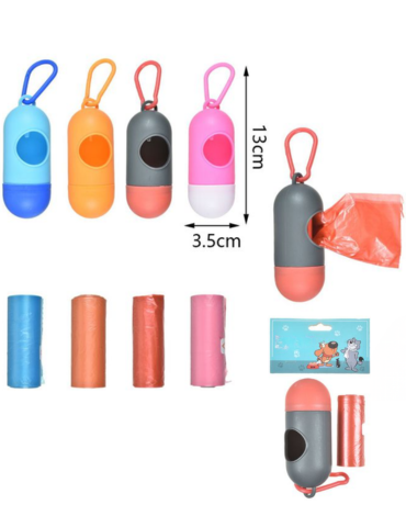 24 Set de Dispensador Capsula para Desechos de Mascotas (1 Set Trae 2 PCS)