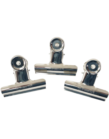 Clip de Acero Inoxidable x 36 Unds. Medida: 50 mm aprox.