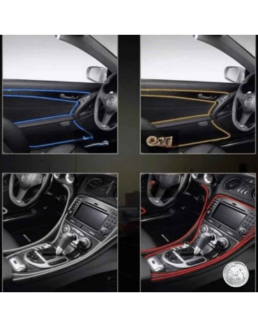 Hilo Brillante para Tablero de Auto Colores Surtidos x 4 Unds. Medida: 5 metros aprox.