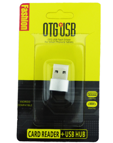 Adaptador Type C Hembra A USB Macho Colores Surtidos x 50 Unds.