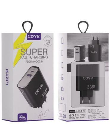 Adaptador 25W USB a TPC / USB + TPC x 4 Unds.