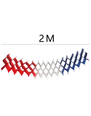 Guirnalda Tricolor Fiestas Patrias x 12 Unds. Medida: 2 metros aprox.