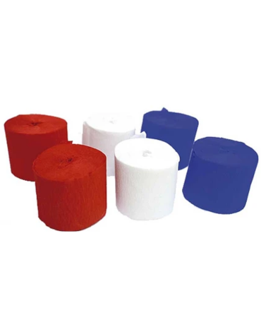 6 Set Festón Colores Surtidos (1 Set Trae 6 PCS) Medidas: 3.5 cm x 10 metros aprox.