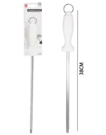 Afilador de Cuchillos Color Blanco x 6 Unds. Medida: 38 cm aprox.