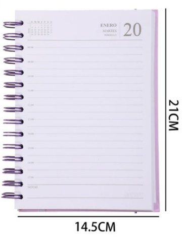 Agenda 2026 Modelos Surtidos x 6 Unds. Medida: 21 x 14.5 cm aprox.