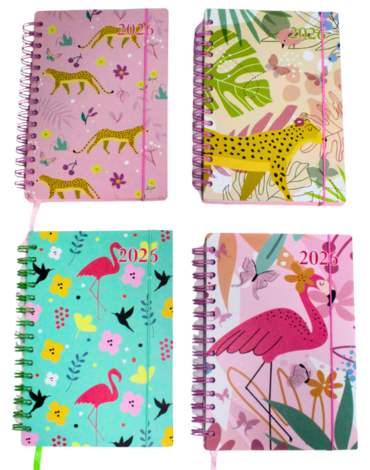 Agenda 2026 Modelos Surtidos x 6 Unds. Medida: 21 x 16 x 2.5 cm aprox.