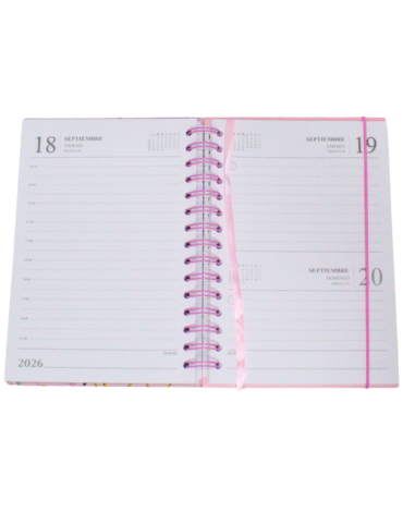 Agenda 2026 Modelos Surtidos x 6 Unds. Medida: 21 x 16 x 2.5 cm aprox.