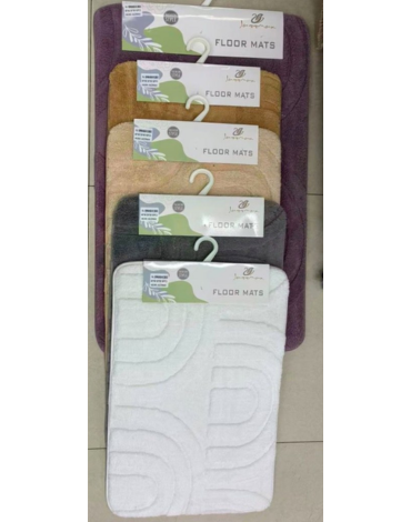 Alfombra de Baño Antideslizante con Relieve x 4 Unds. Medida: 40 x 60 cm aprox.
