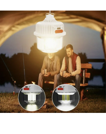 Ampolleta Solar Multifuncional Recargable Luz Blanca 100W V50 x 4 Unds.