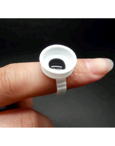 6 Set de Anillo para Pegamento de Pestañas (1 Set Trae 20 PCS)