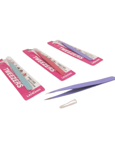 Pinza para Pestañas Colores Surtidos x 6 Unds.