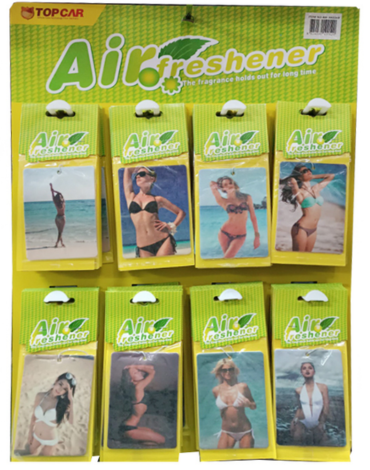 Aromatizantes de Auto Aromas Surtidos x 80 Unds.