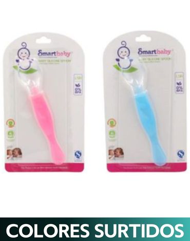 Blíster Cuchara Plástica Transparente para Bebé x 12 Unidades.