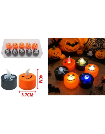 Adorno Vela Led Modelos Surtidos x 24 Unds. Medida: 4 x 3.7 cm aprox.