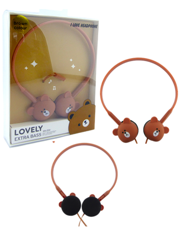 Audífonos de Niños con Cable y Micrófono x 6 Unds.