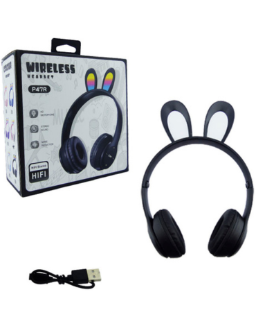 Audífonos de Niños con Orejas y Luz x 6 Unds.