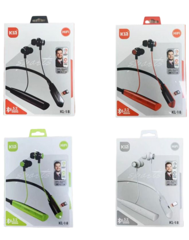 Audífonos Deportivo con Bluetooth Colores Surtidos x 4 Unds.