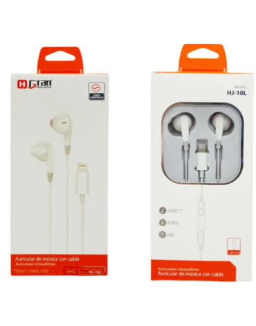 Audífonos con Cable para Iphone x 6 Unds.