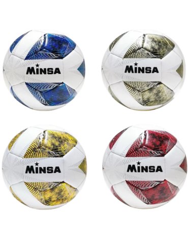 Pelota de Voleibol Colores Surtidos x 4 Unds. Medida: 18 cm aprox.
