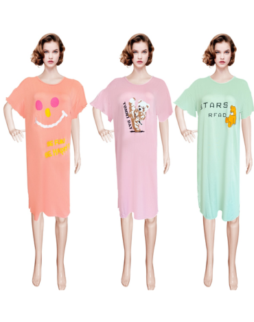 Pijama Bata Larga Colores Surtidos x 12 Unds. Talla: M/L - L/XXL
