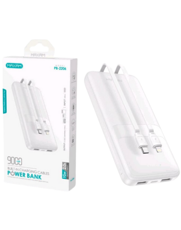 Batería con Cable de Carga Móvil 5V/2A - 9000 mAh x 3 Unds.