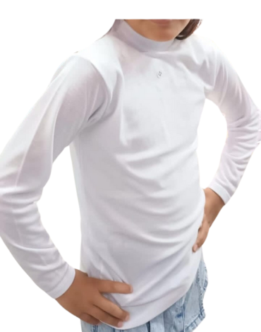 Beatle de Algodón Cuello Mao para Niños  x 4 Unds.Tallas: 14 - 16