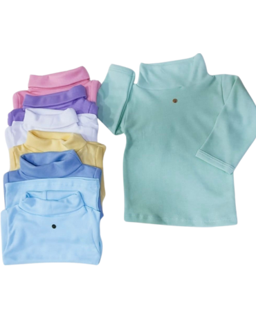 Beatle de Algodón Unisex Colores Surtidos x 12 Unds. Talla: 2 - 4 - 5 - 6