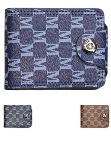 Billeteras para hombre Eco Cuero Colores x 12  Unds.Medidas:11 x 9 cm aprox