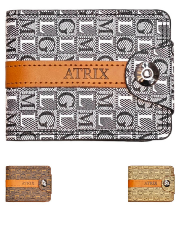 Billeteras para hombre Eco Cuero Colores x 12  Unds.Medidas:11 x 9 cm aprox