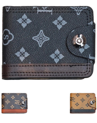 Billeteras para hombre Eco Cuero Colores x 12  Unds.Medidas:11 x 9 cm aprox