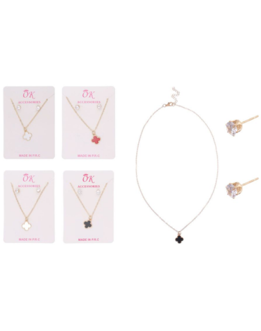 12 Set de Cadena y Aros (1 Set Trae 1 Par de Aros + 1 Cadena)