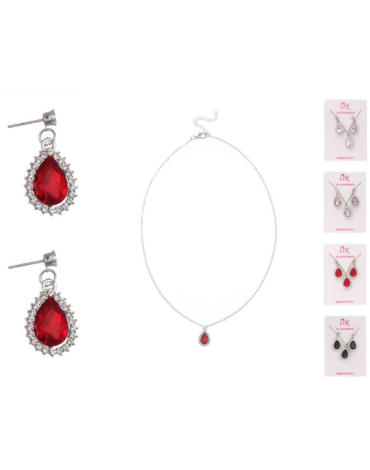 12 Set de Cadena y Aros (1 Set Trae 1 Par de Aros + 1 Cadena)