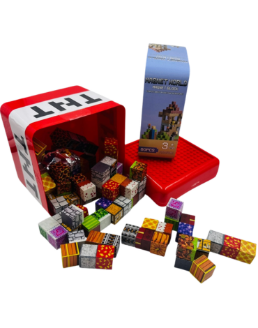 3 Set de Bloques Didáctico Colores Surtidos  (1 Set trae : 80 PCS)