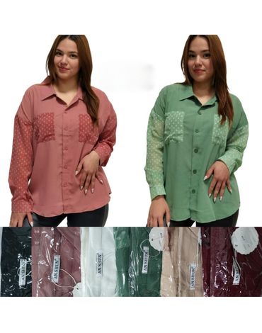 Blusa de Dama Colores Surtidos x 12 Unds. Talla: Estándar L/XL