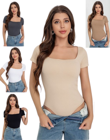 Body de Mujer Colores Surtidos x 12 Unds. Talla: S / M - L / XL
