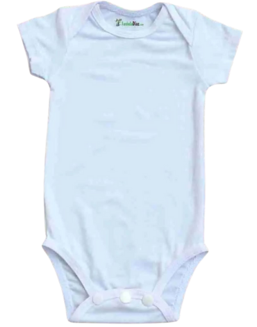 Body de Bebé Color Blanco x 12 Unds. Talla: 0 a 3 Meses.