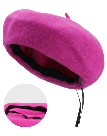 Boinas de Mujer Parisima Colores Surtidos x 6 Unds.